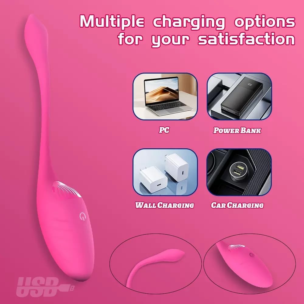 Smart App-Controlled Rechargeable Wellness Massagers Waterproof Design, 9 Vibration Modes, USB Charging & Discreet Delivery Across India