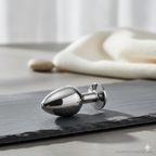 Ergonomic Stainless Steel Massage Tool – Medium Size Polished Metal Design for Targeted Muscle Relief and Relaxation